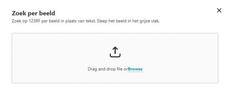 Jimdo website stijl kiezen 123RF zoek vergelijkbare afbeelding