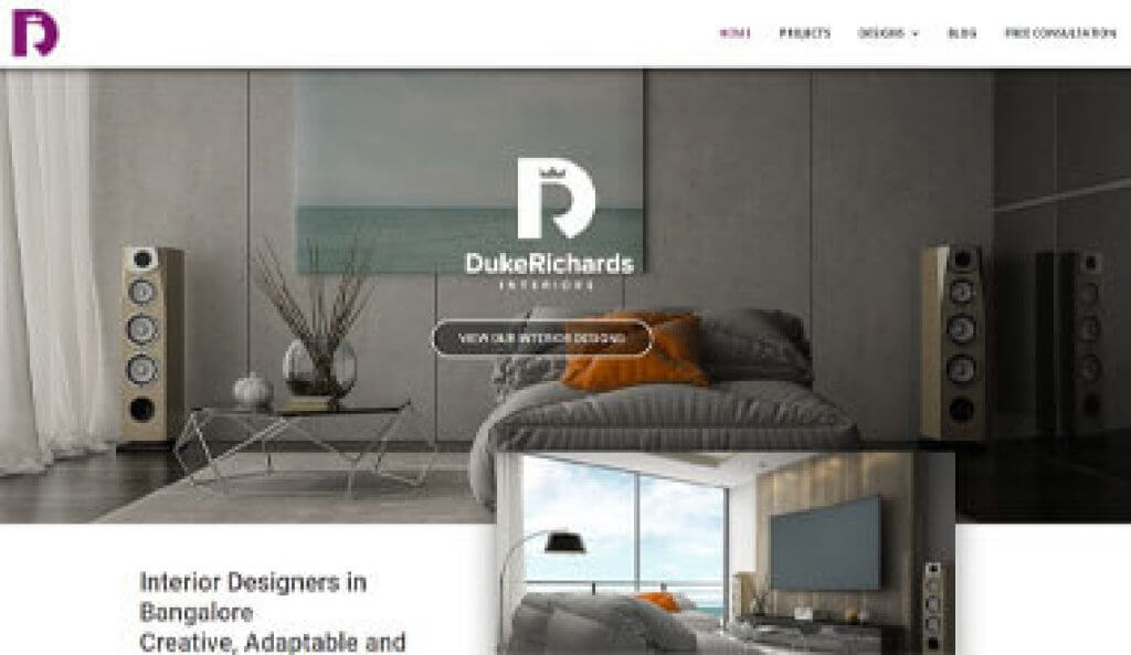 Astra theme voorbeeld website 2