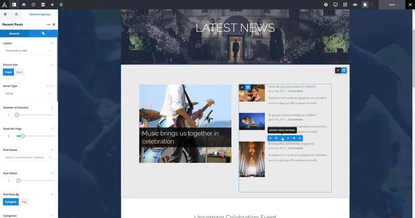 Avada blog pagina opzetten Avada blog pagina opzetten