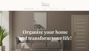 Divi website voorbeeld 1