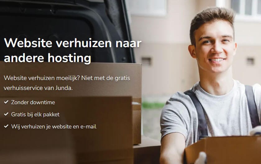 Junda prijzen Junda gratis website verhuizen