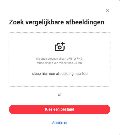 Jimdo website stijl kiezen Shutterstock zoeken op vergelijkbare afbeelding