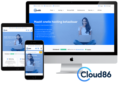Cloud86 webhosting