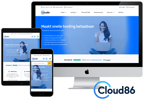 Beste website hosting Cloud86